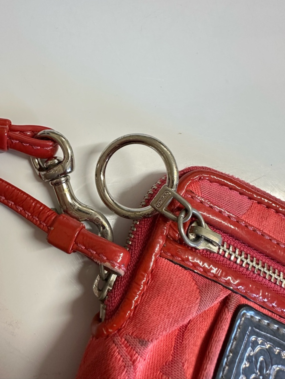 Coach Poppy Signature Wristlet Wallet - Picture 8 of 10